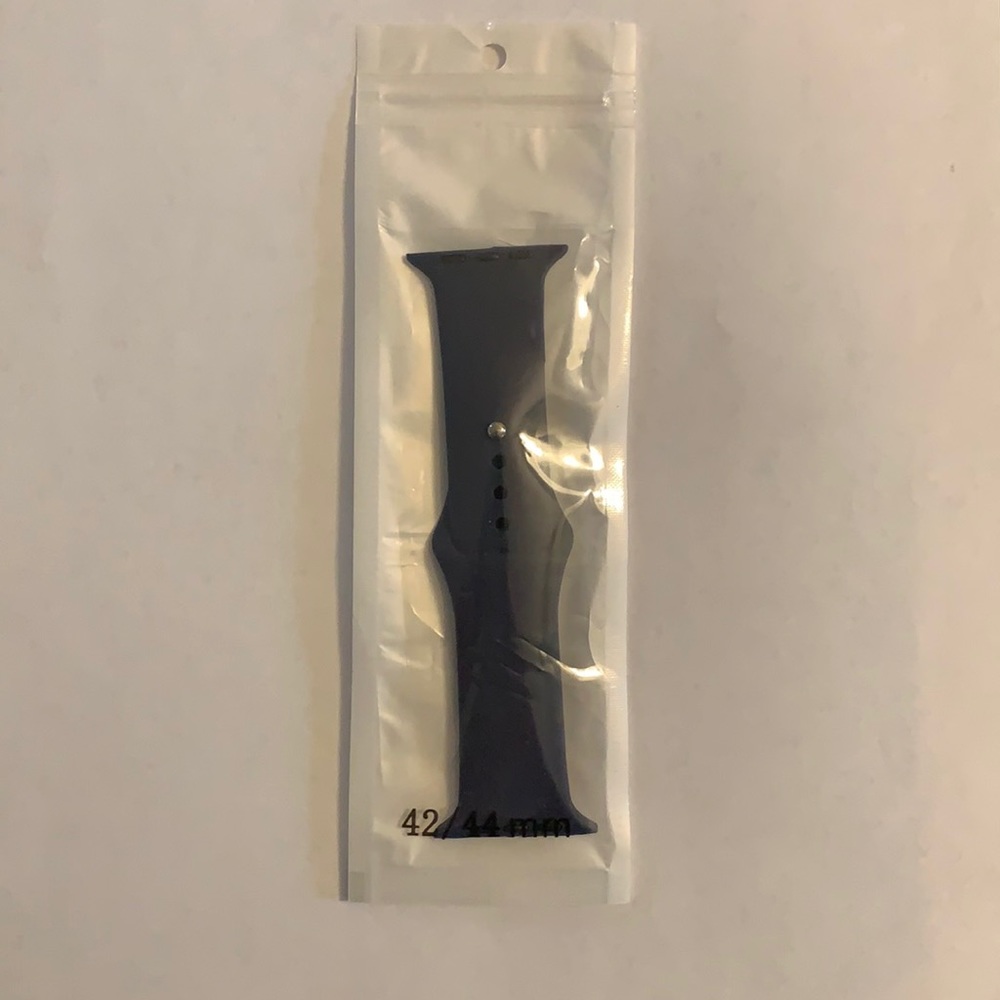 Navy and Charcoal Gray Apple Watch Band-Set of Two